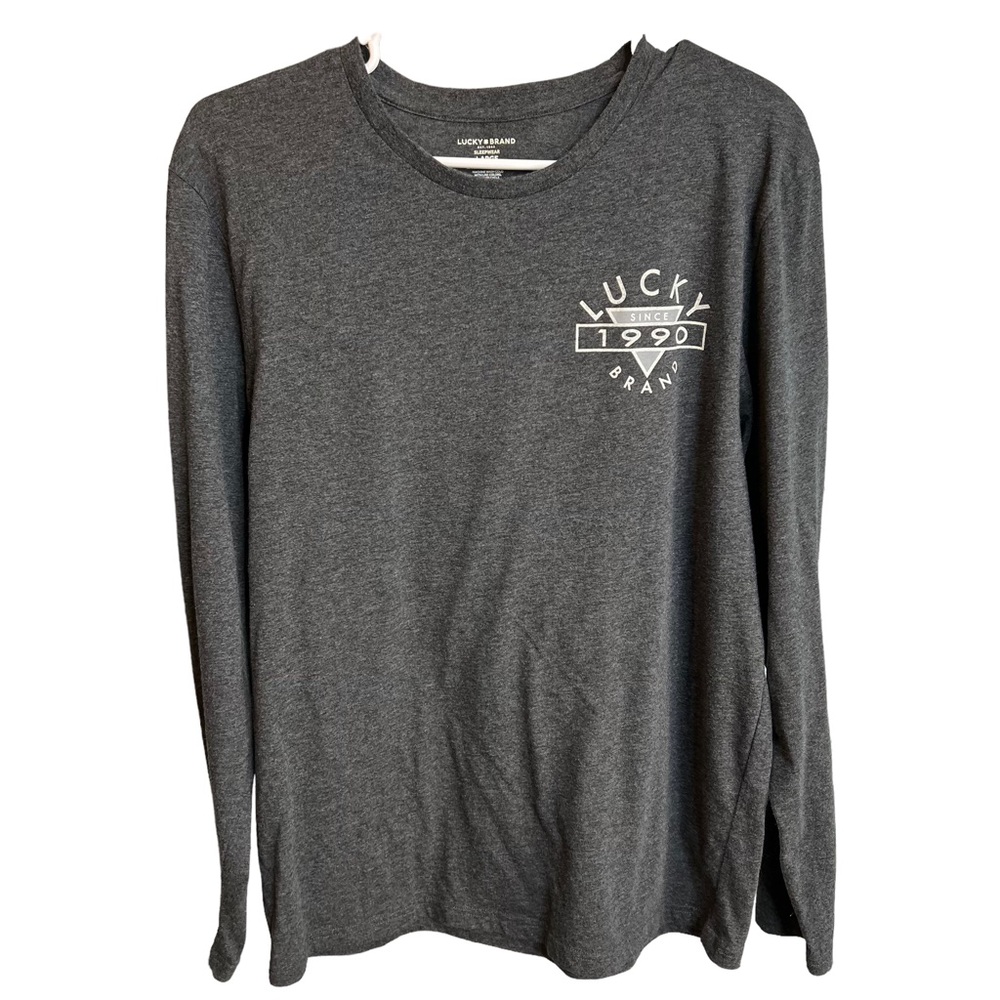 Lucky Brand Gray Men’s Sleepshirt T shirt sz Large